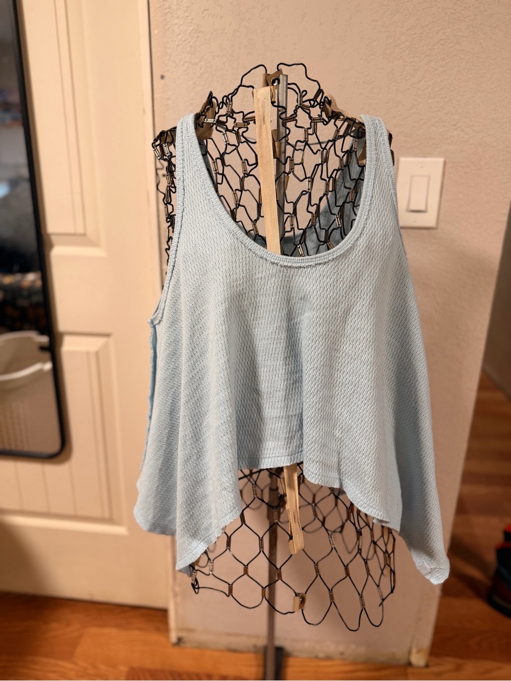 Free People ‘We The Free’ Waffle Crop Tank – Basically a Cloud Wearing a Shirt